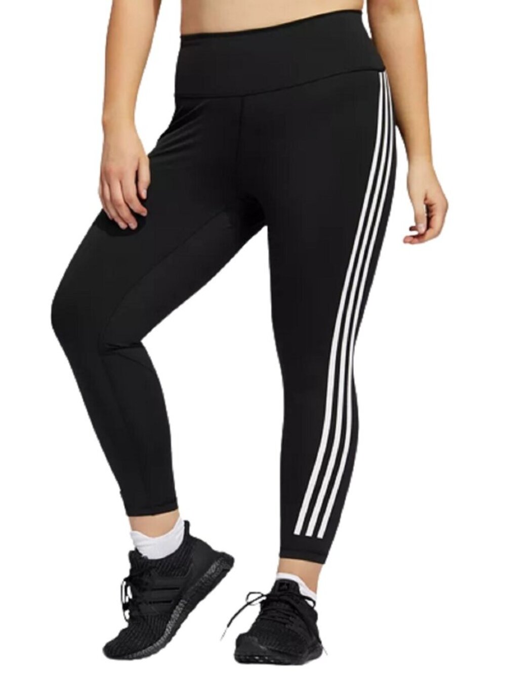 adidas Womens Versatility Training Icon 3-Stripes 7/8 Tights